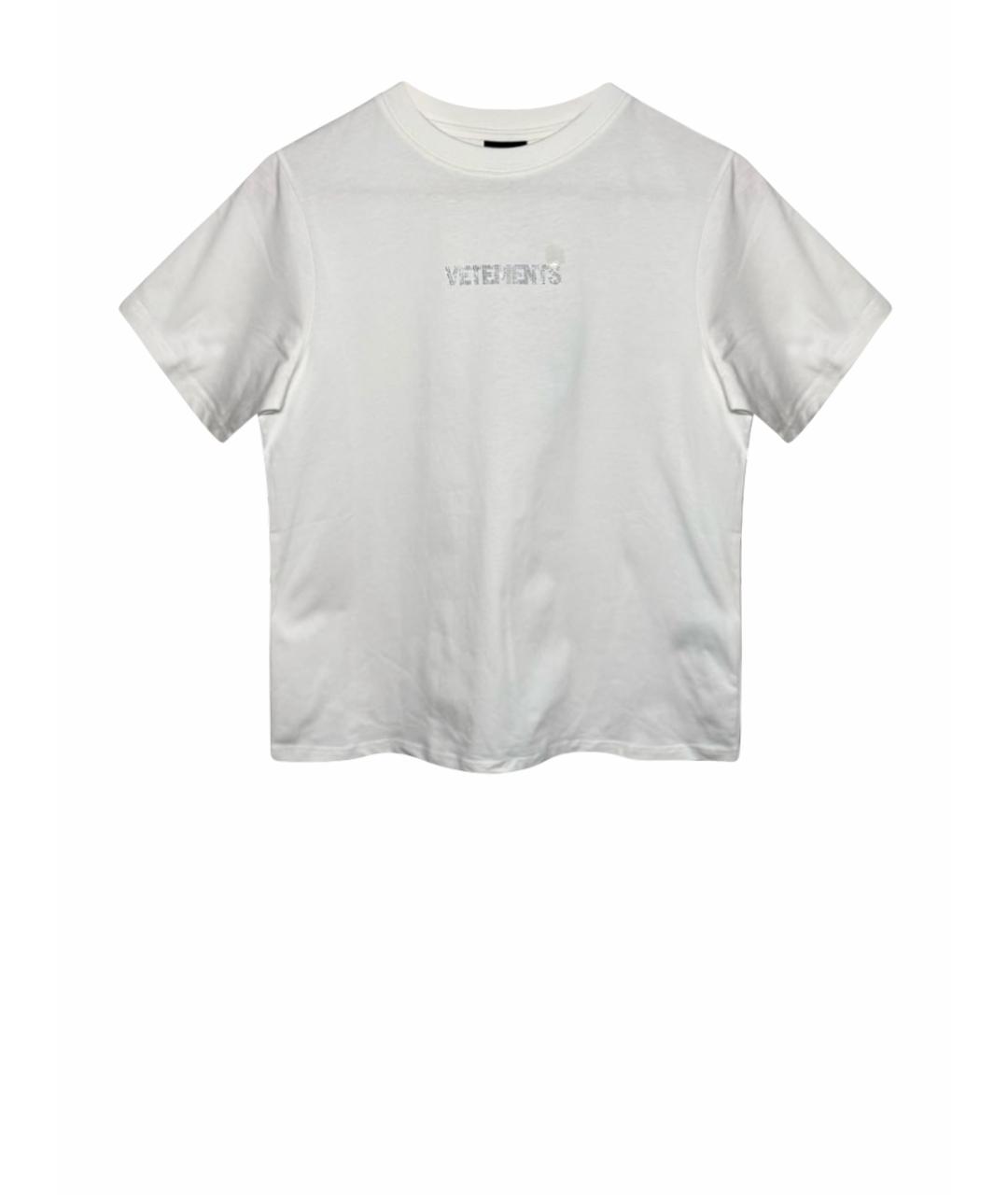 VETEMENTS Белая футболка, фото 1