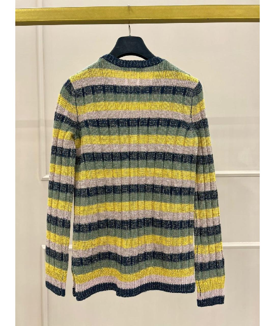 VALENTINO Горчичный джемпер / свитер, фото 2