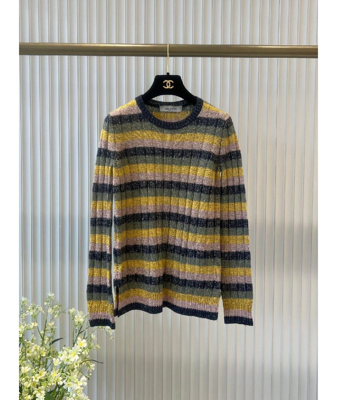 VALENTINO Горчичный джемпер / свитер, фото 9