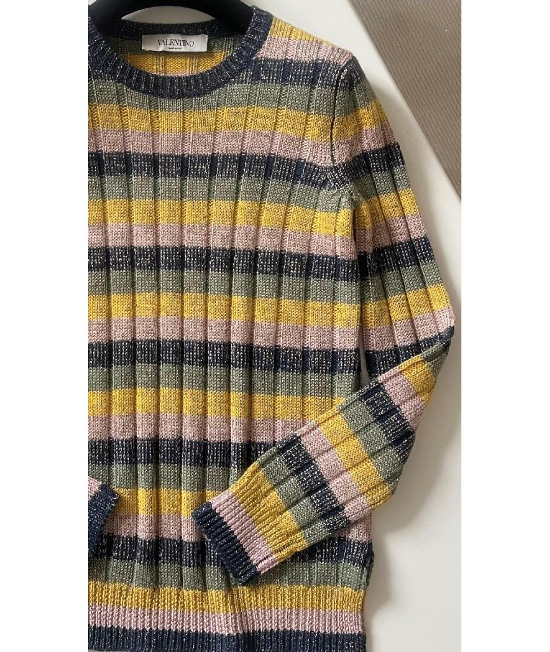 VALENTINO Горчичный джемпер / свитер, фото 4
