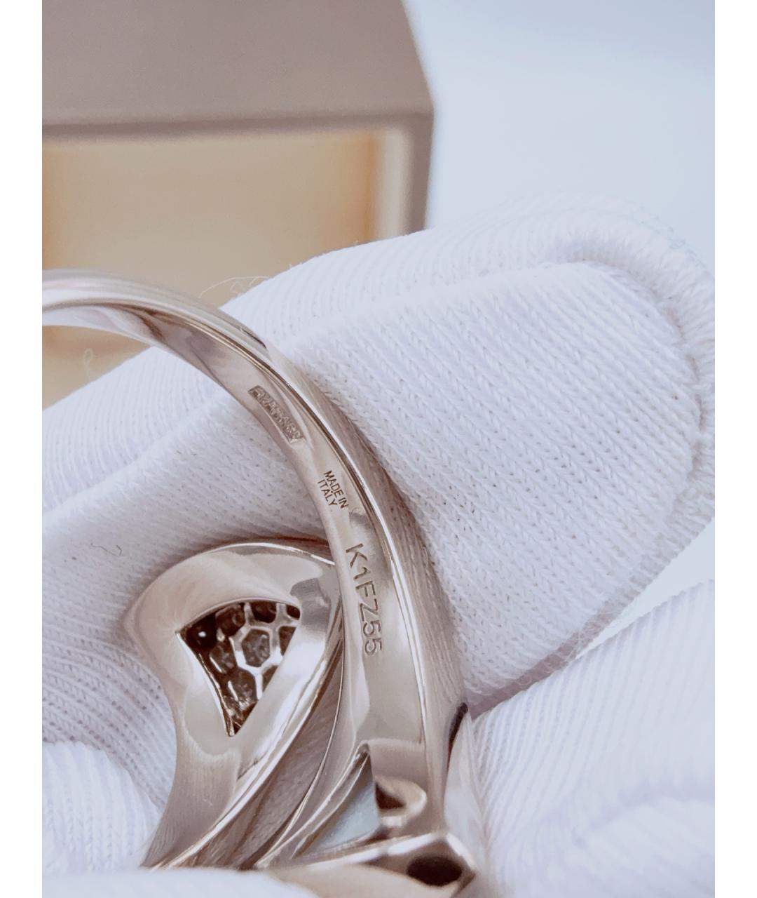 BVLGARI Серебряное кольцо из белого золота, фото 5