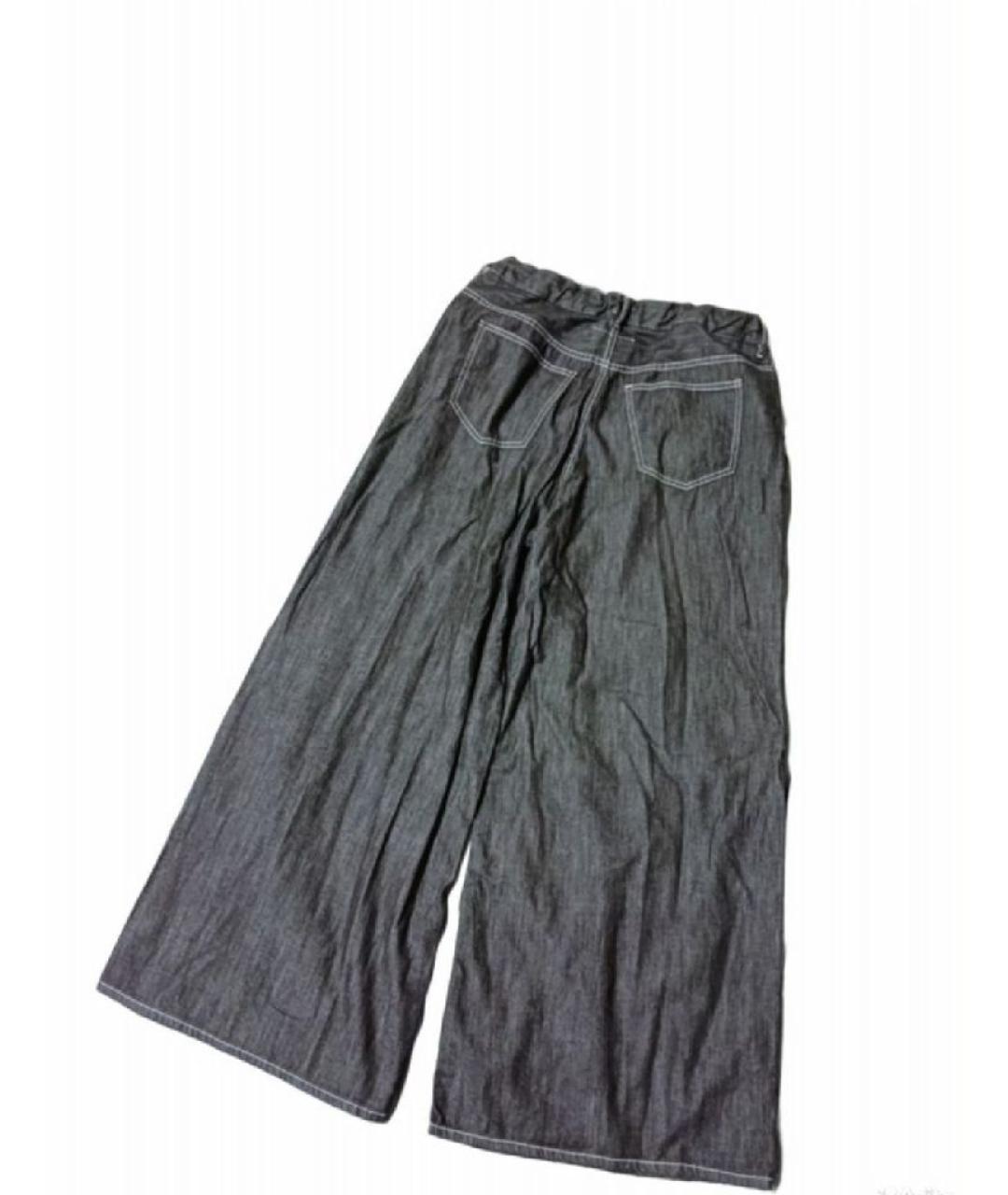 MM6 MAISON MARGIELA Серые прямые джинсы, фото 2