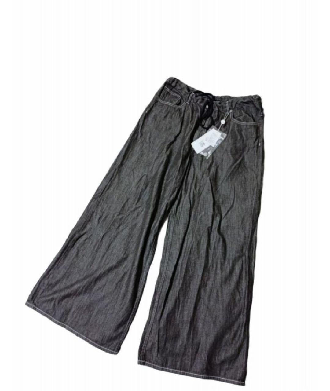 MM6 MAISON MARGIELA Серые прямые джинсы, фото 10