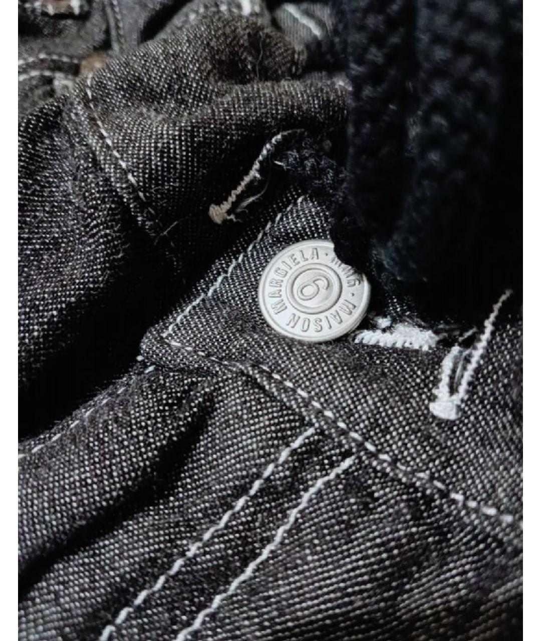 MM6 MAISON MARGIELA Серые прямые джинсы, фото 5