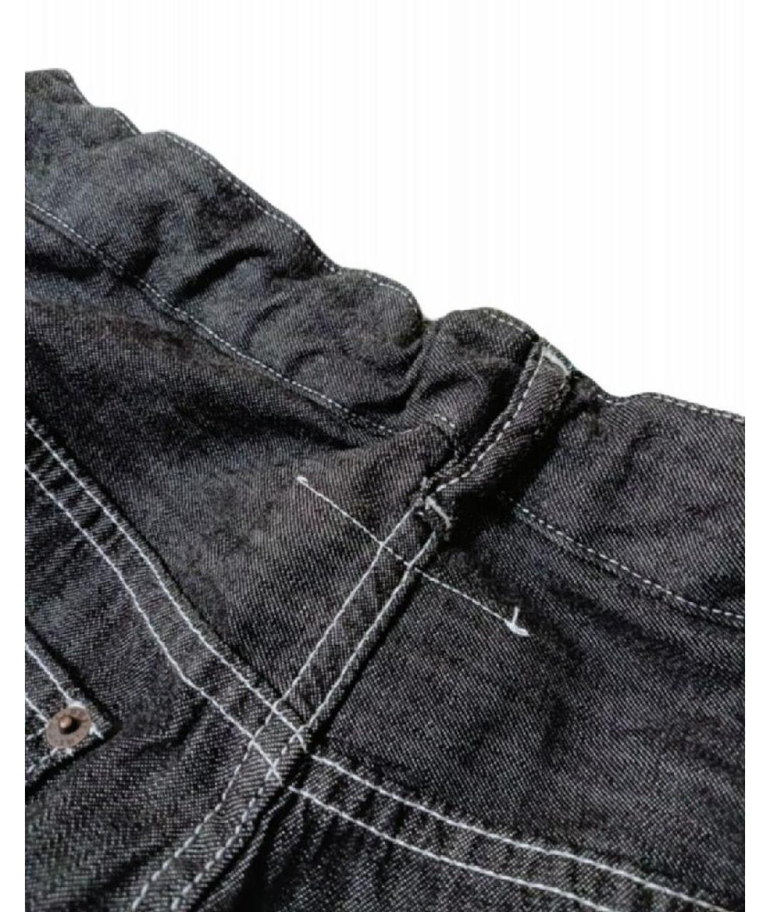 MM6 MAISON MARGIELA Серые прямые джинсы, фото 3