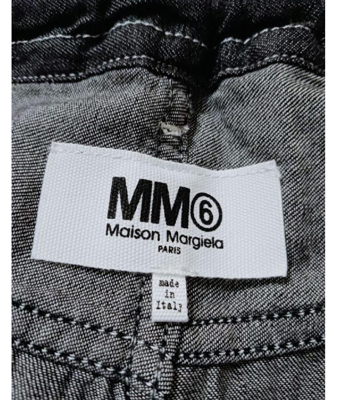 MM6 MAISON MARGIELA Серые прямые джинсы, фото 7