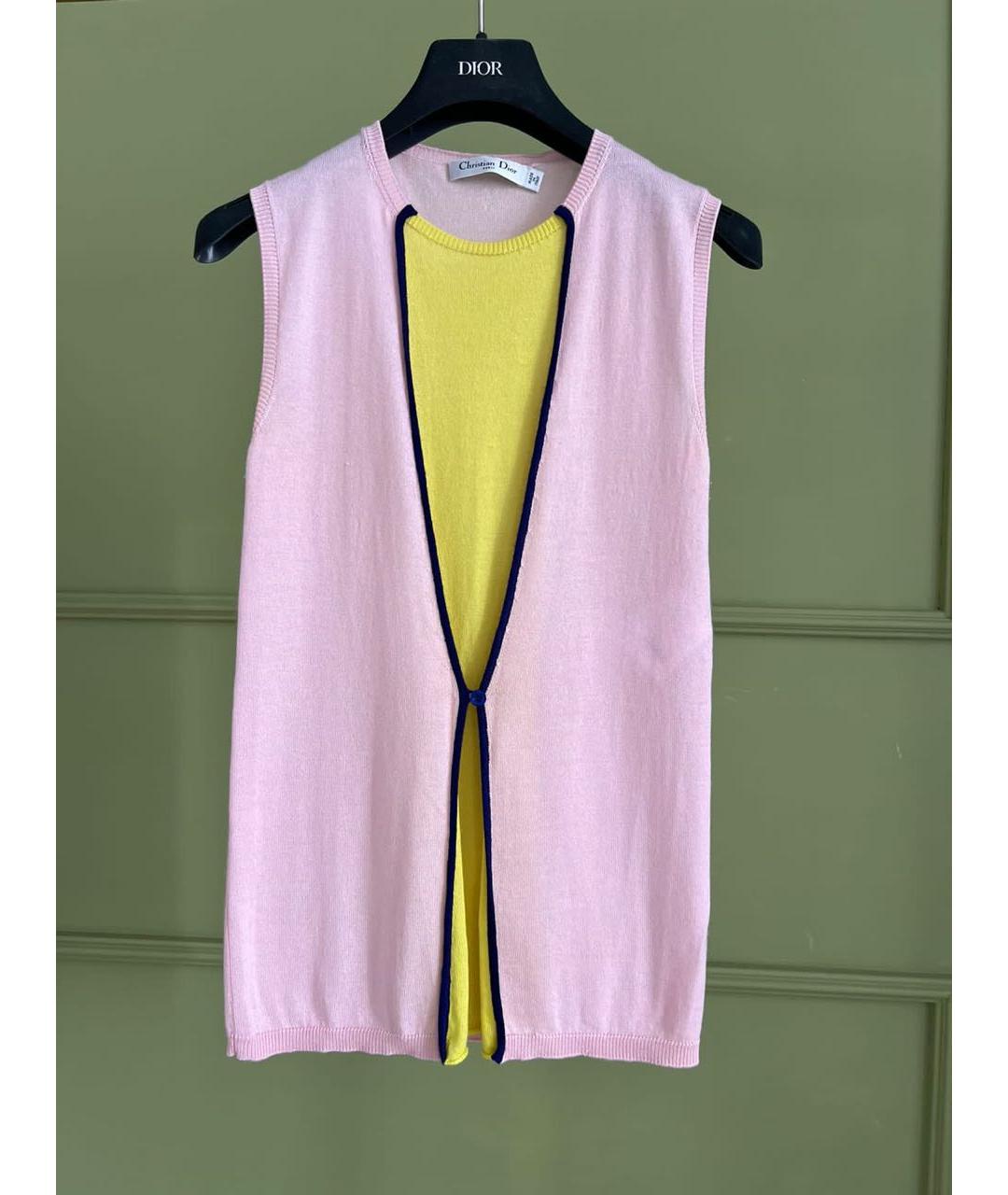 CHRISTIAN DIOR Желтая футболка, фото 8