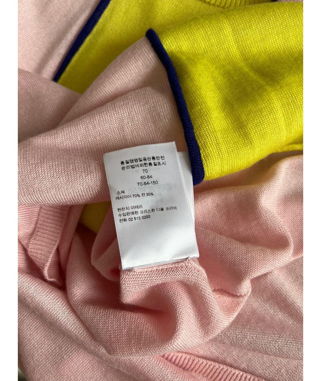 CHRISTIAN DIOR Желтая футболка, фото 6