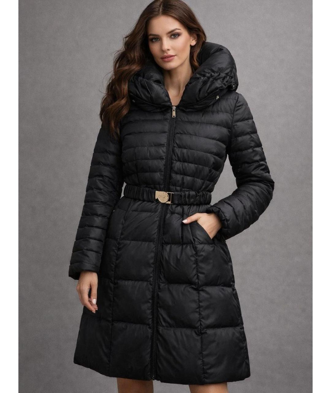 MONCLER Черный пуховик, фото 8