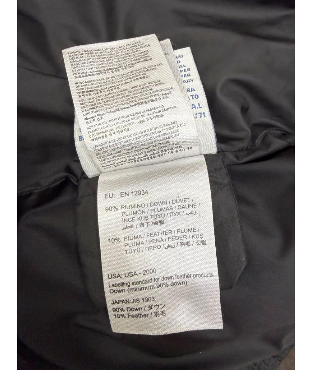 MONCLER Черный пуховик, фото 7