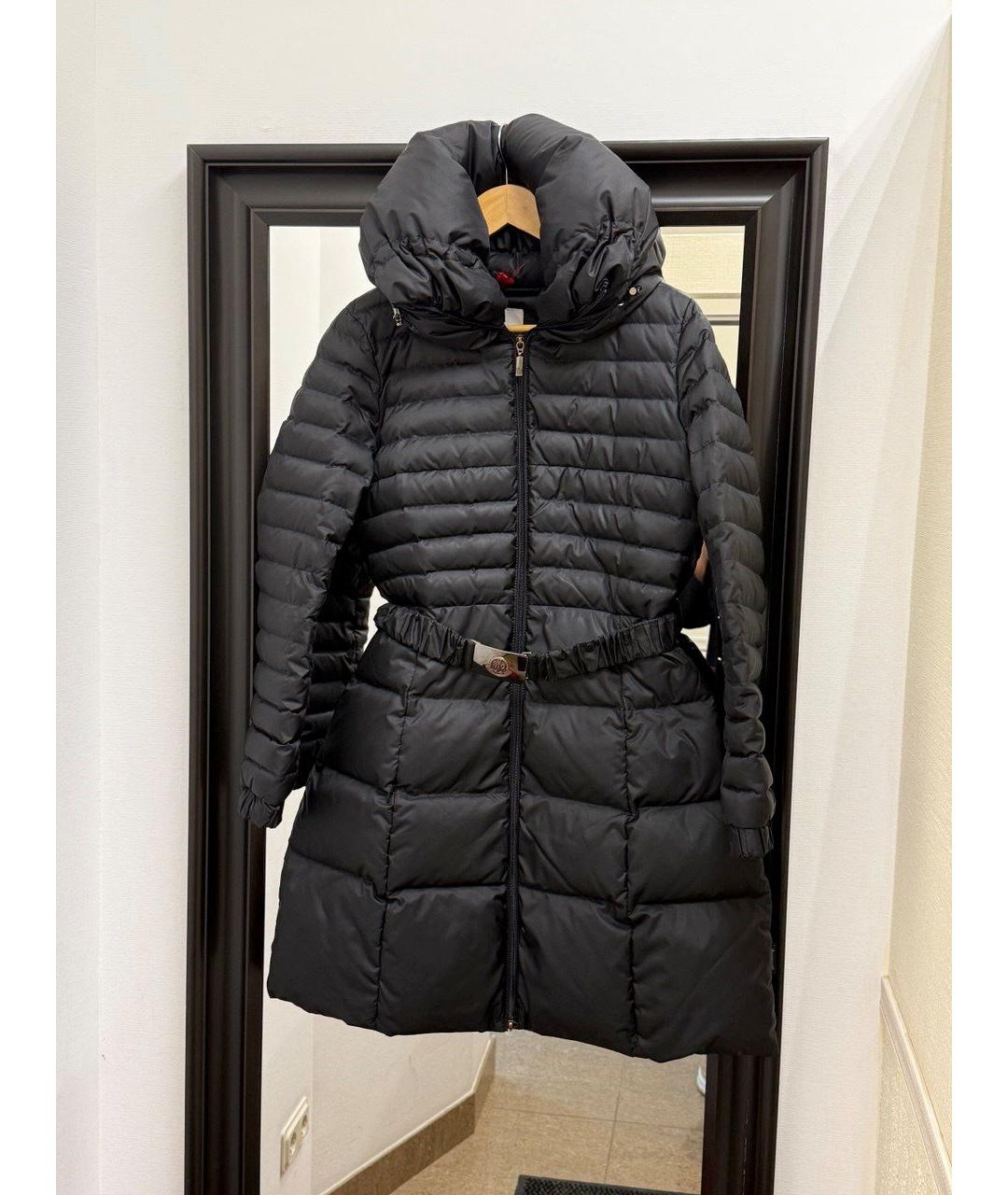 MONCLER Черный пуховик, фото 9