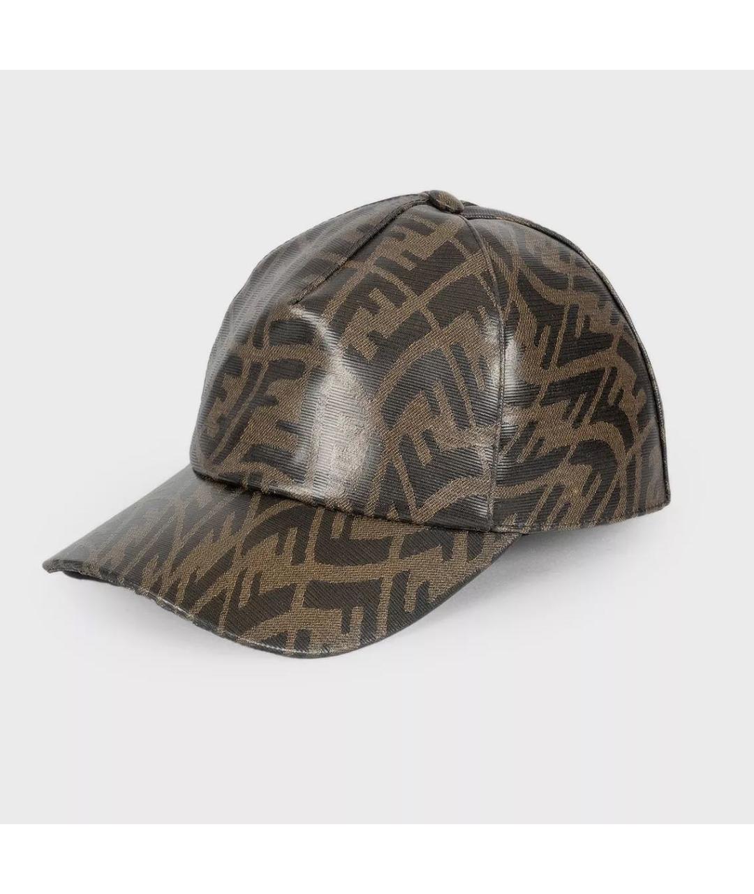 FENDI Коричневая кепка, фото 2