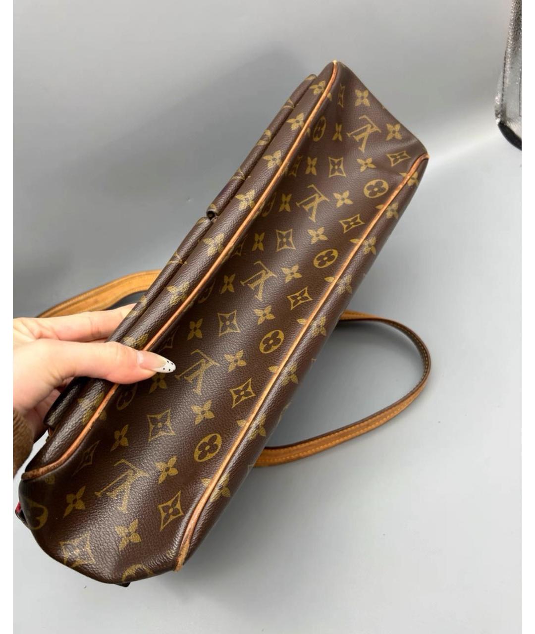 LOUIS VUITTON Коричневая сумка тоут, фото 6