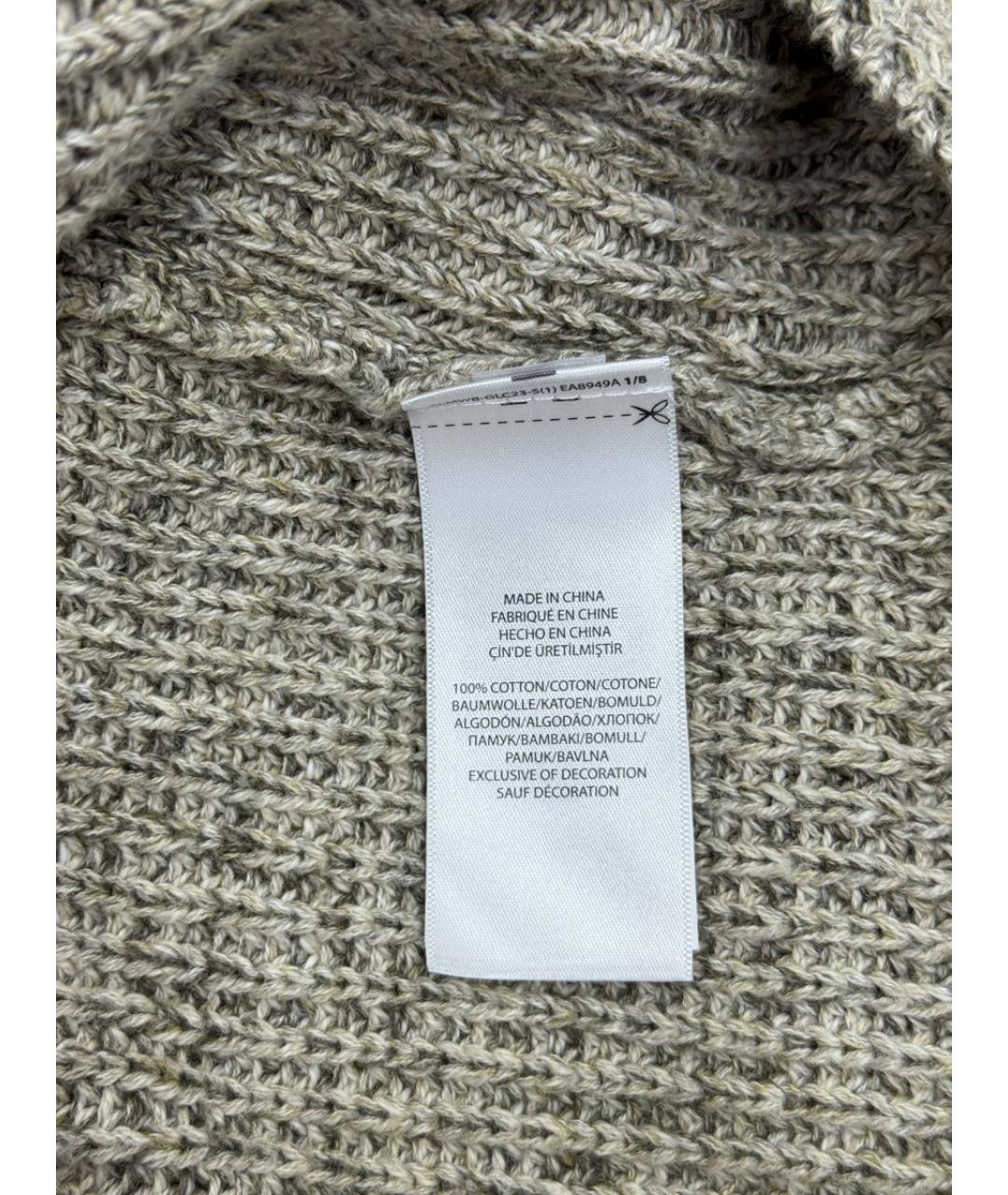 POLO RALPH LAUREN Бежевый хлопковый джемпер / свитер, фото 5