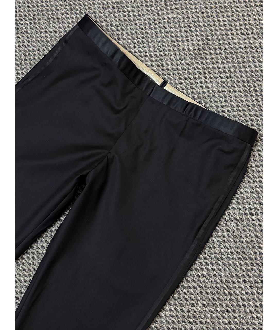 ZILLI Черные шерстяные классические брюки, фото 4