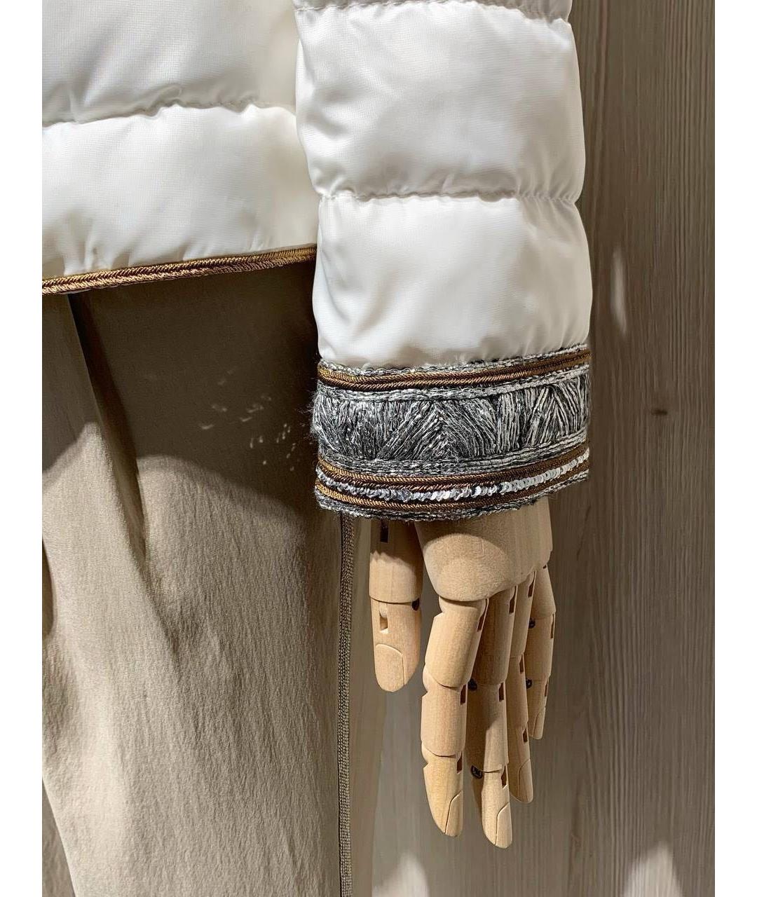 ERMANNO SCERVINO Белый пуховик, фото 4