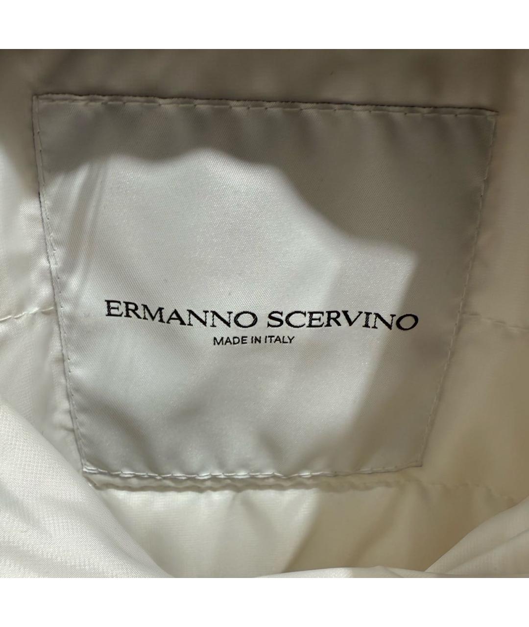 ERMANNO SCERVINO Белый пуховик, фото 7