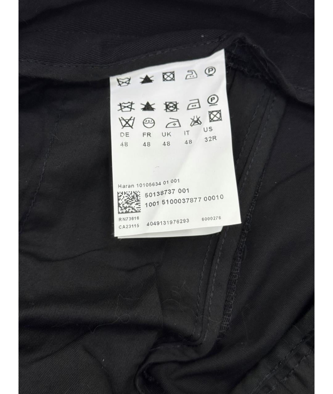 HUGO BOSS Черные классические брюки, фото 4