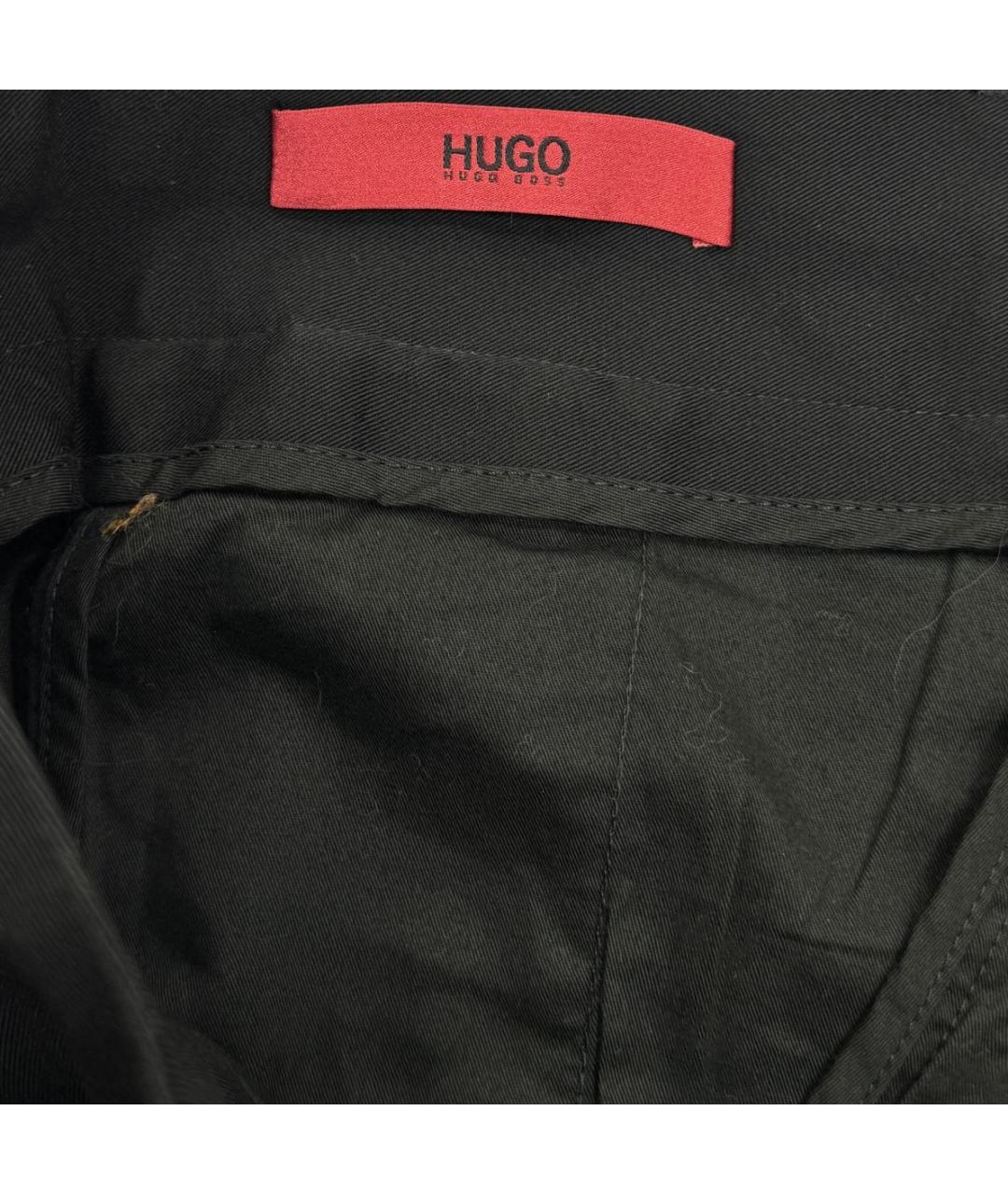 HUGO BOSS Черные классические брюки, фото 3