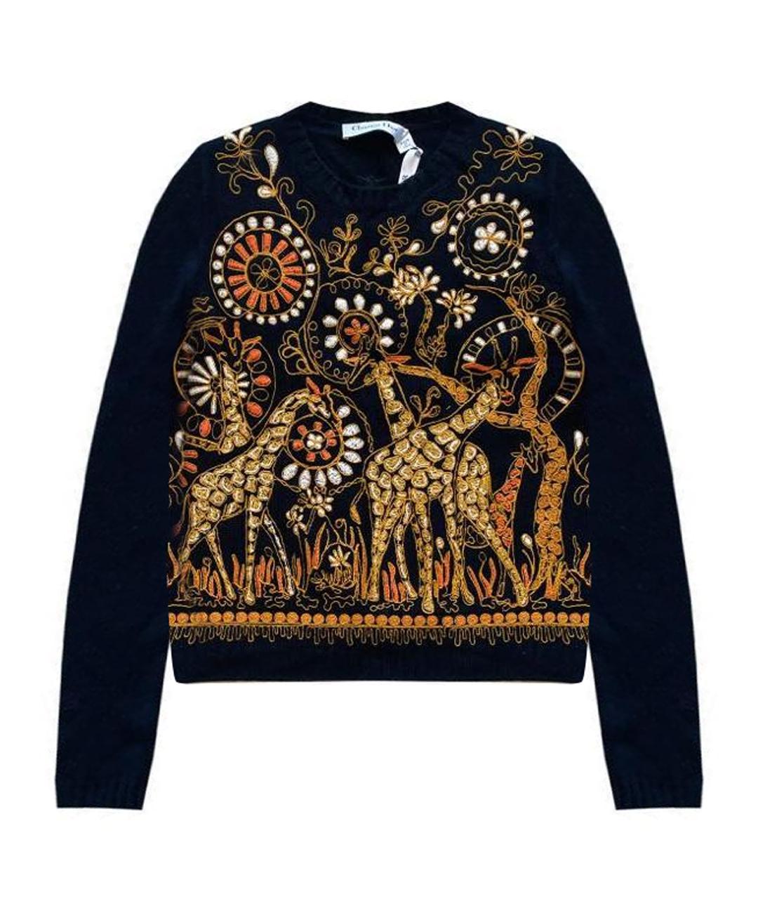 CHRISTIAN DIOR Черный джемпер / свитер, фото 8