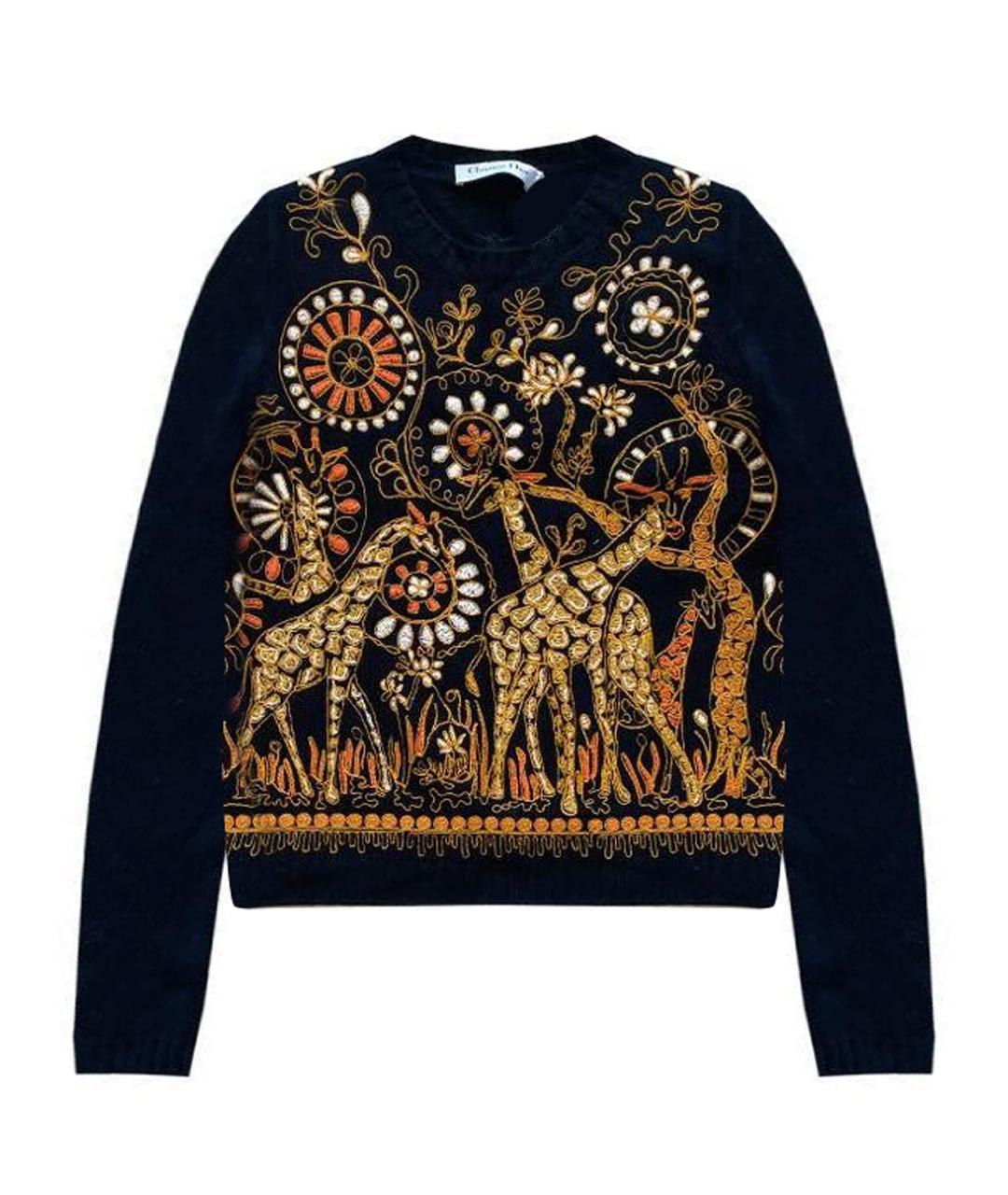 CHRISTIAN DIOR Черный джемпер / свитер, фото 1