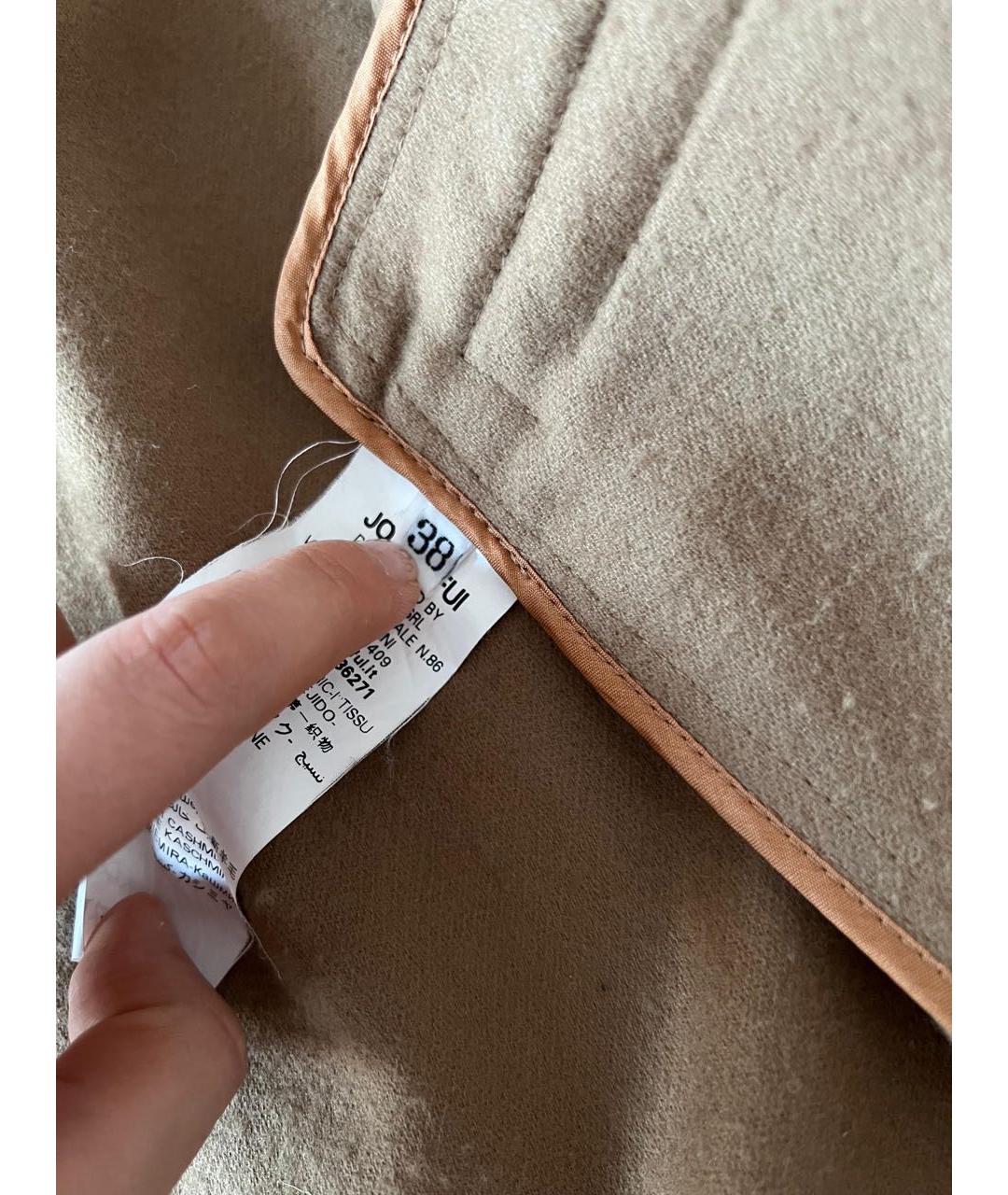 JO NO FUI Коричневое пальто, фото 5