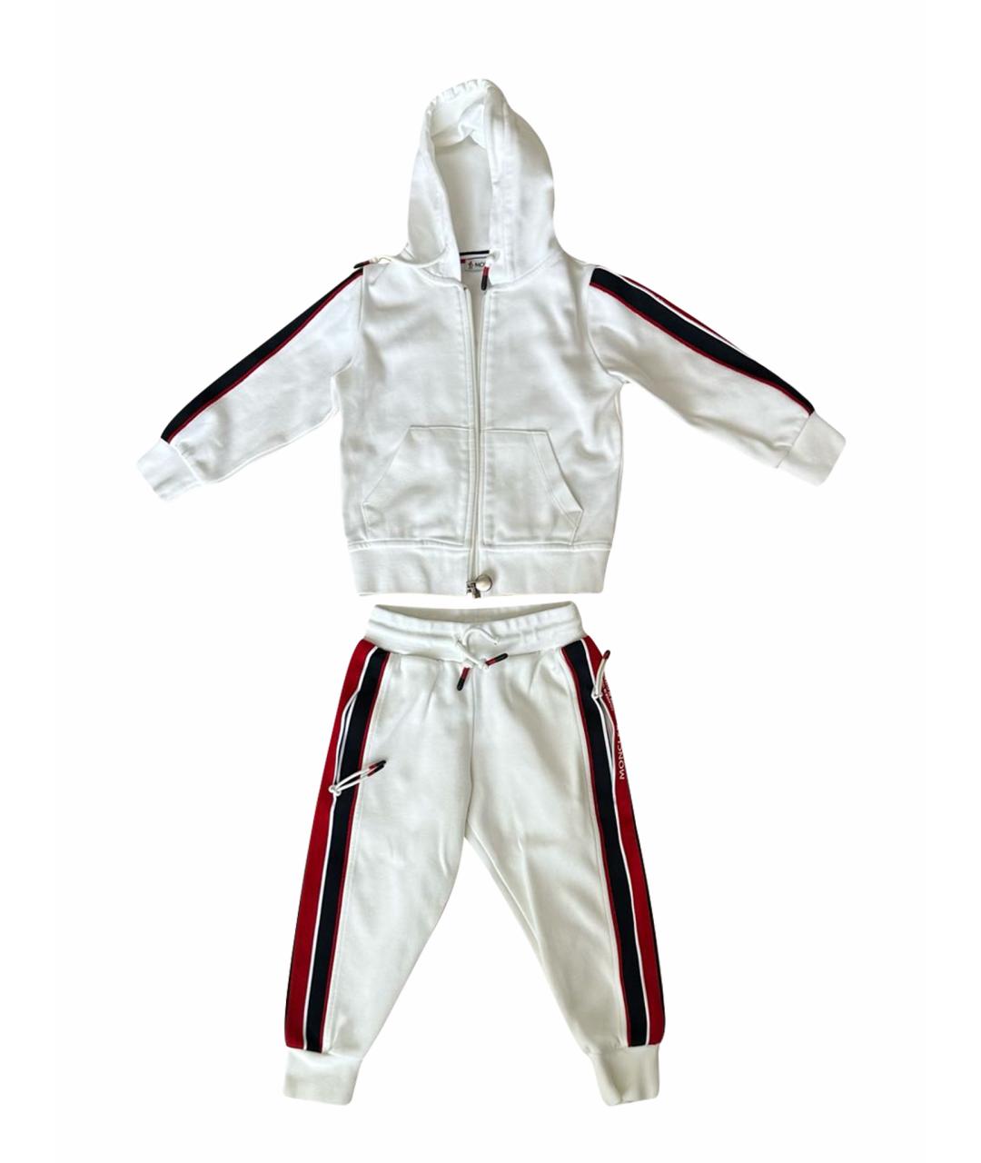 MONCLER Белый хлопковый комплект, фото 1