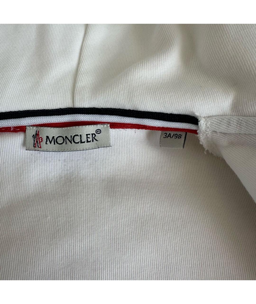 MONCLER Белый хлопковый комплект, фото 5
