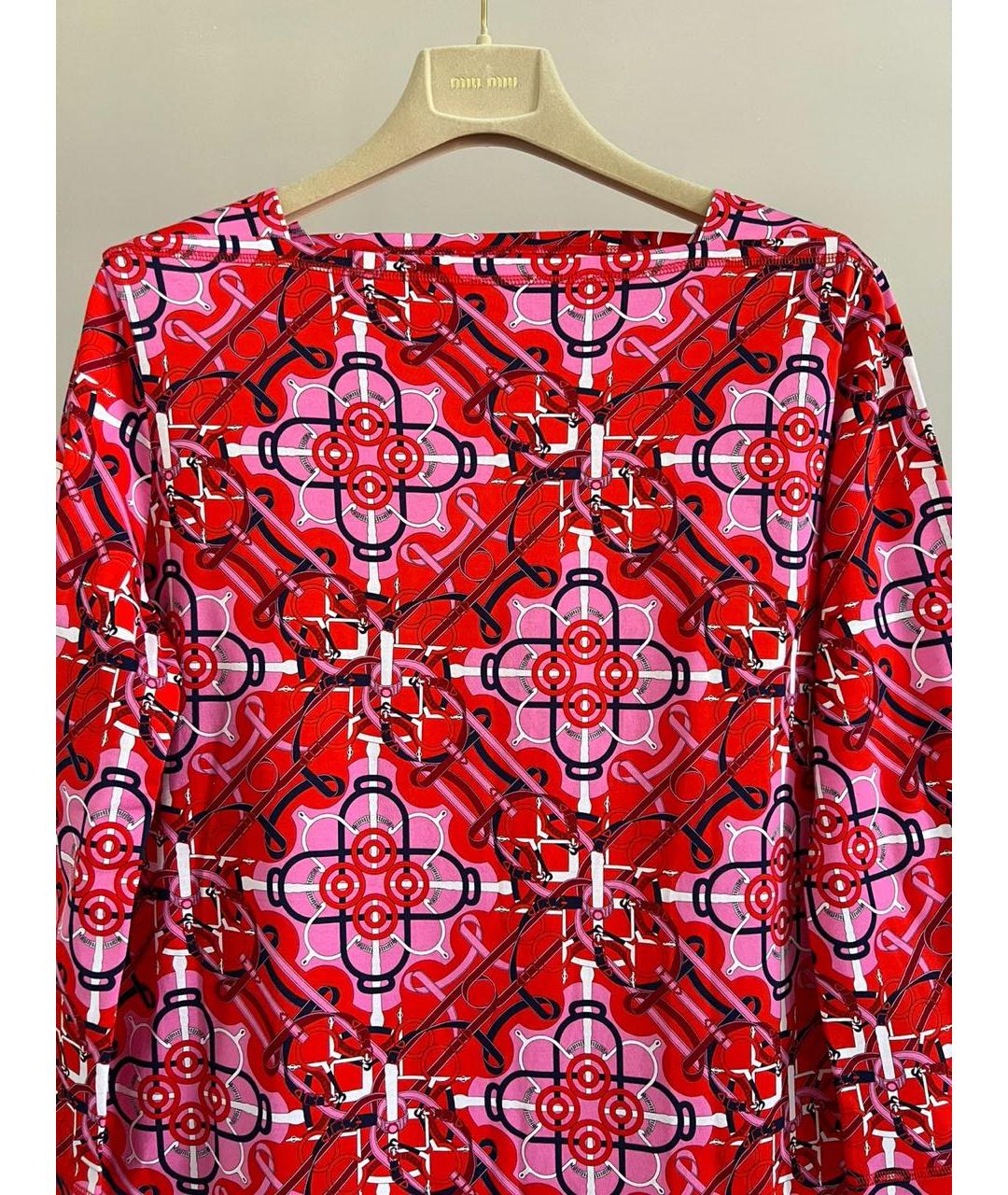 HERMES Красная футболка, фото 2