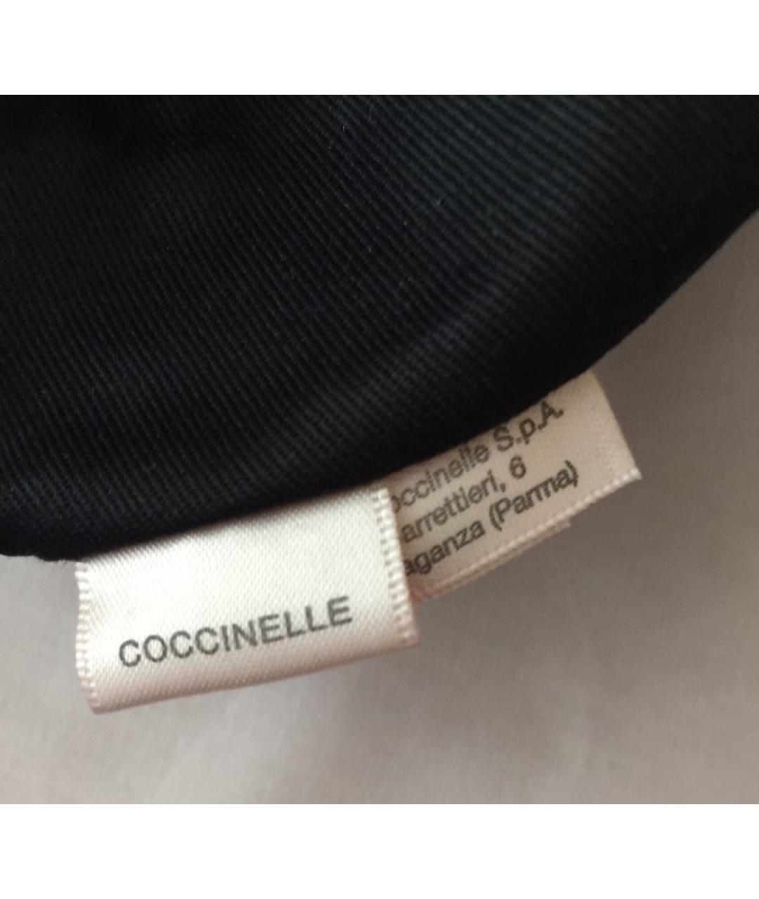 COCCINELLE Черная кожаная сумка через плечо, фото 9