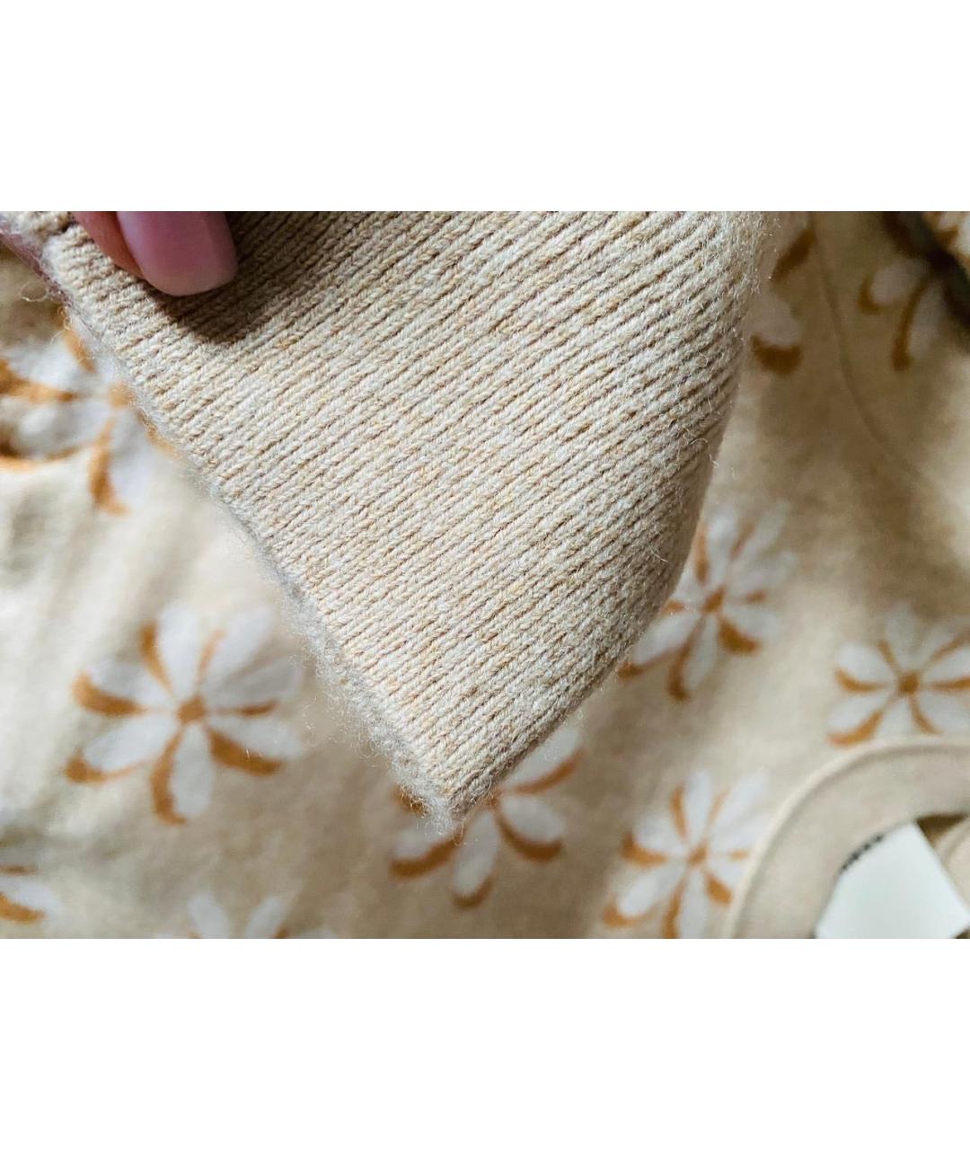 SANDRO Бежевый джемпер / свитер, фото 4