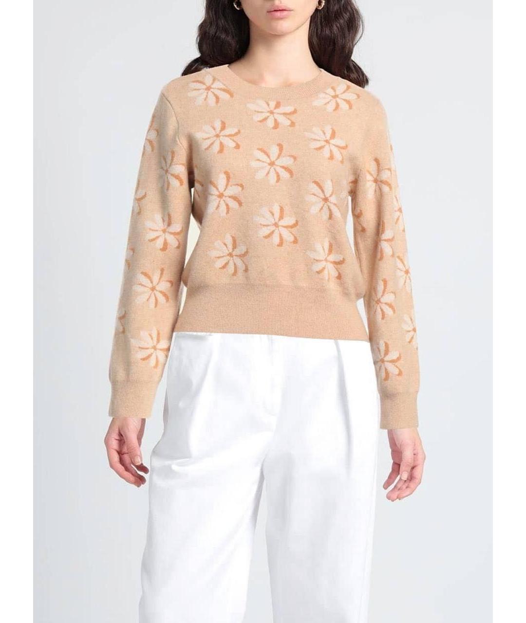 SANDRO Бежевый джемпер / свитер, фото 2