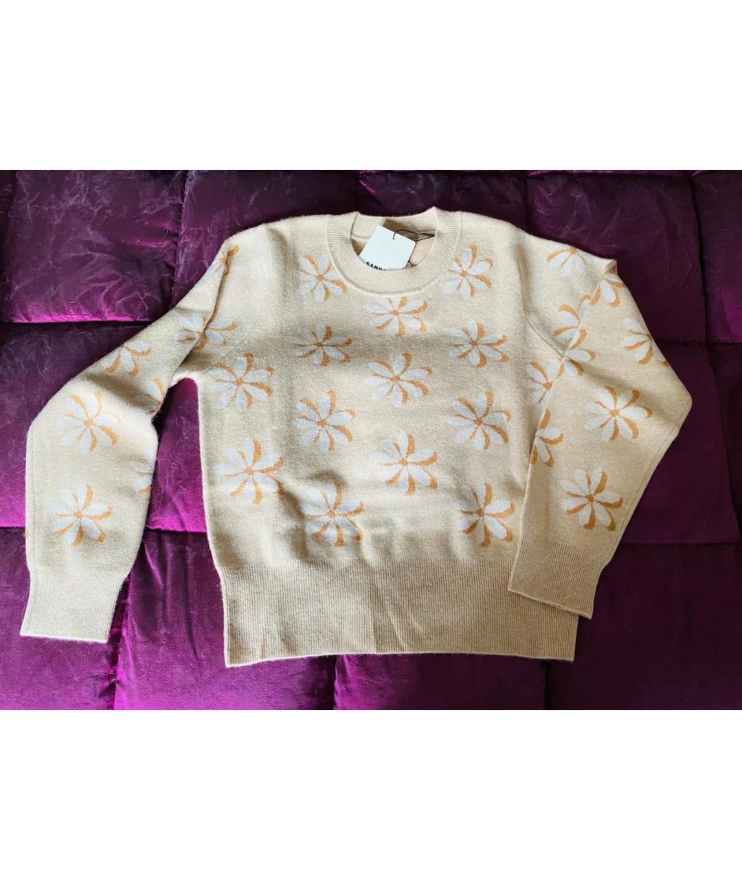 SANDRO Бежевый джемпер / свитер, фото 3