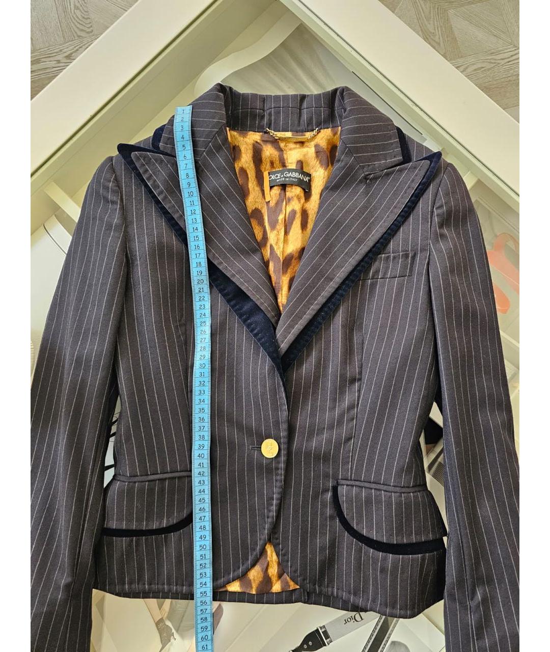 DOLCE&GABBANA Черный жакет/пиджак, фото 6