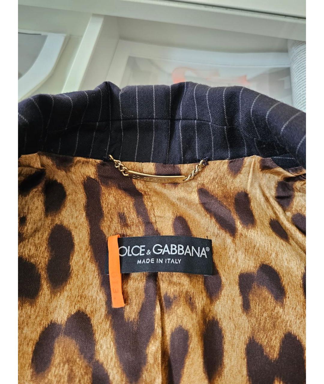 DOLCE&GABBANA Черный жакет/пиджак, фото 3