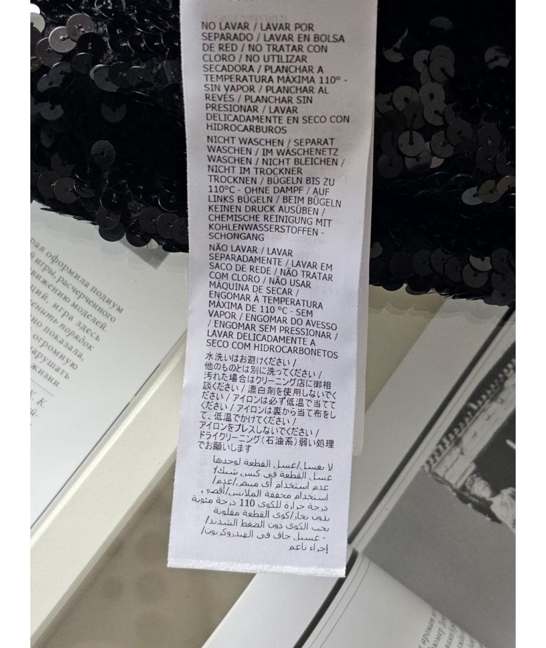 GUCCI Черная юбка мини, фото 6