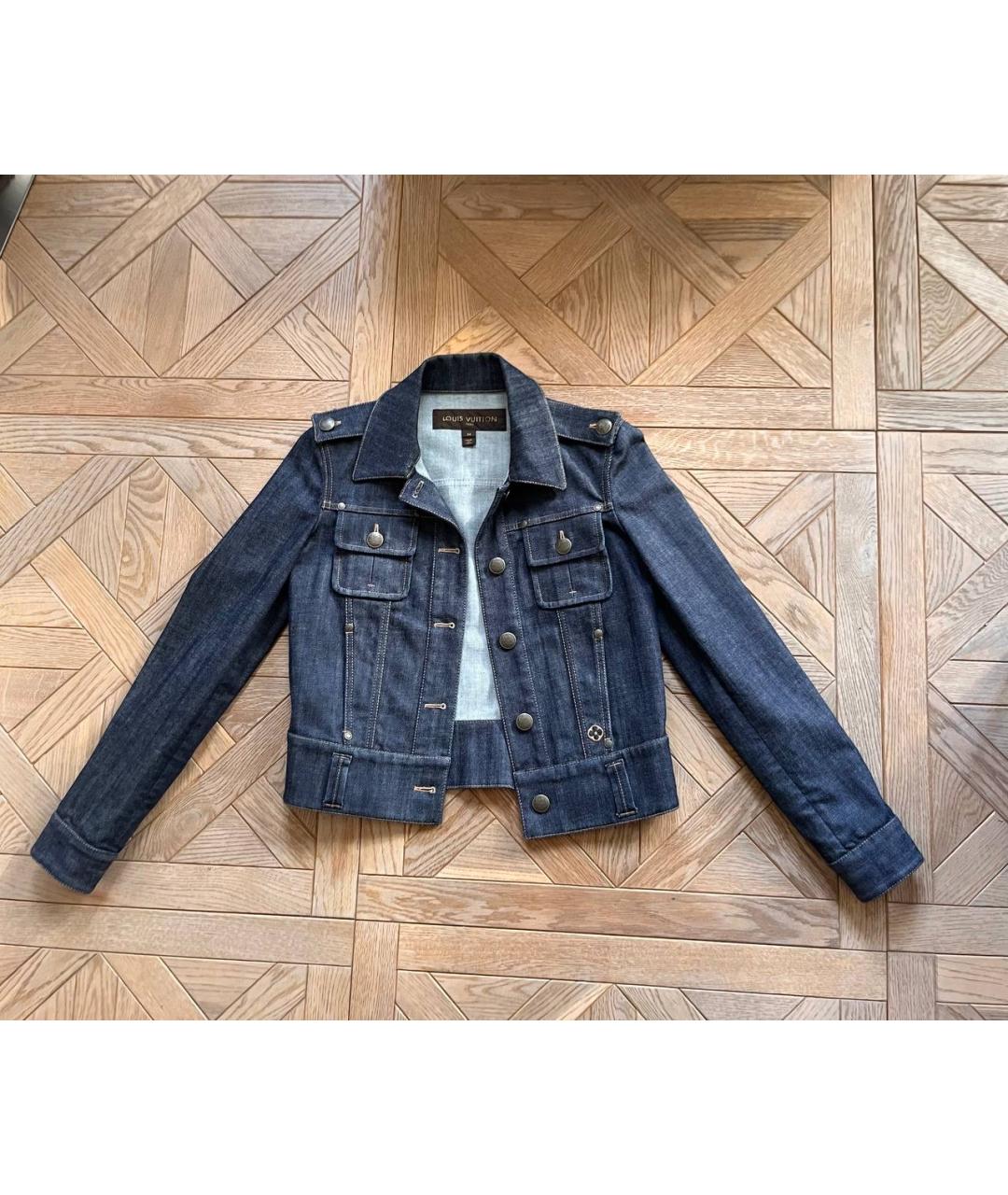 LOUIS VUITTON Синий деним жакет/пиджак, фото 6