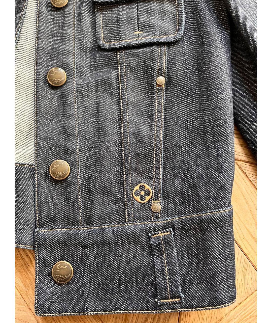LOUIS VUITTON Синий деним жакет/пиджак, фото 4