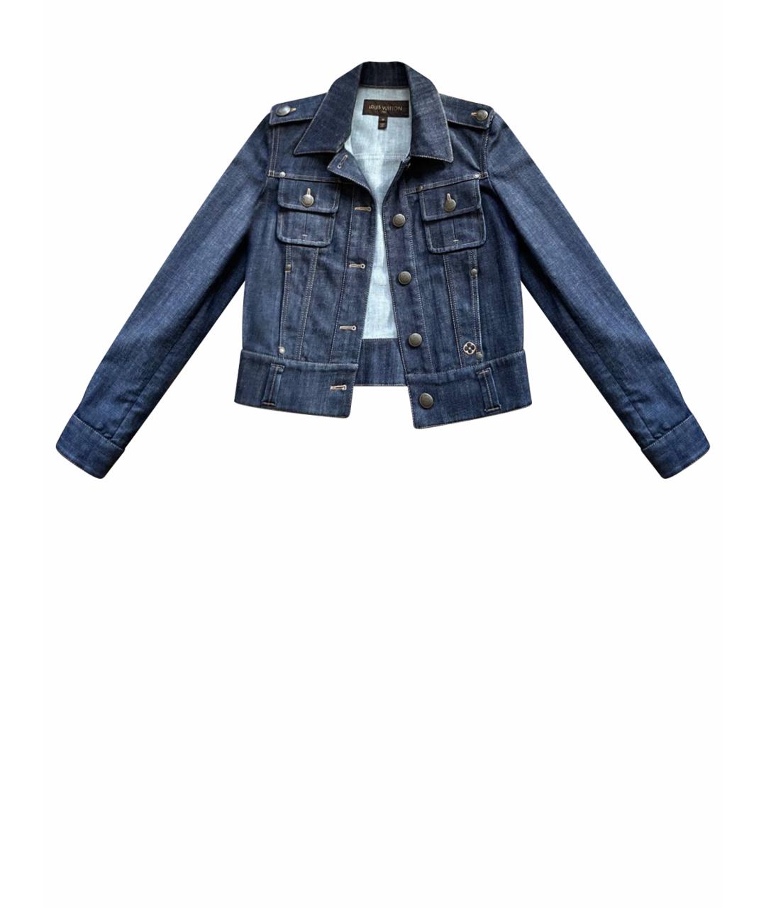 LOUIS VUITTON Синий деним жакет/пиджак, фото 1