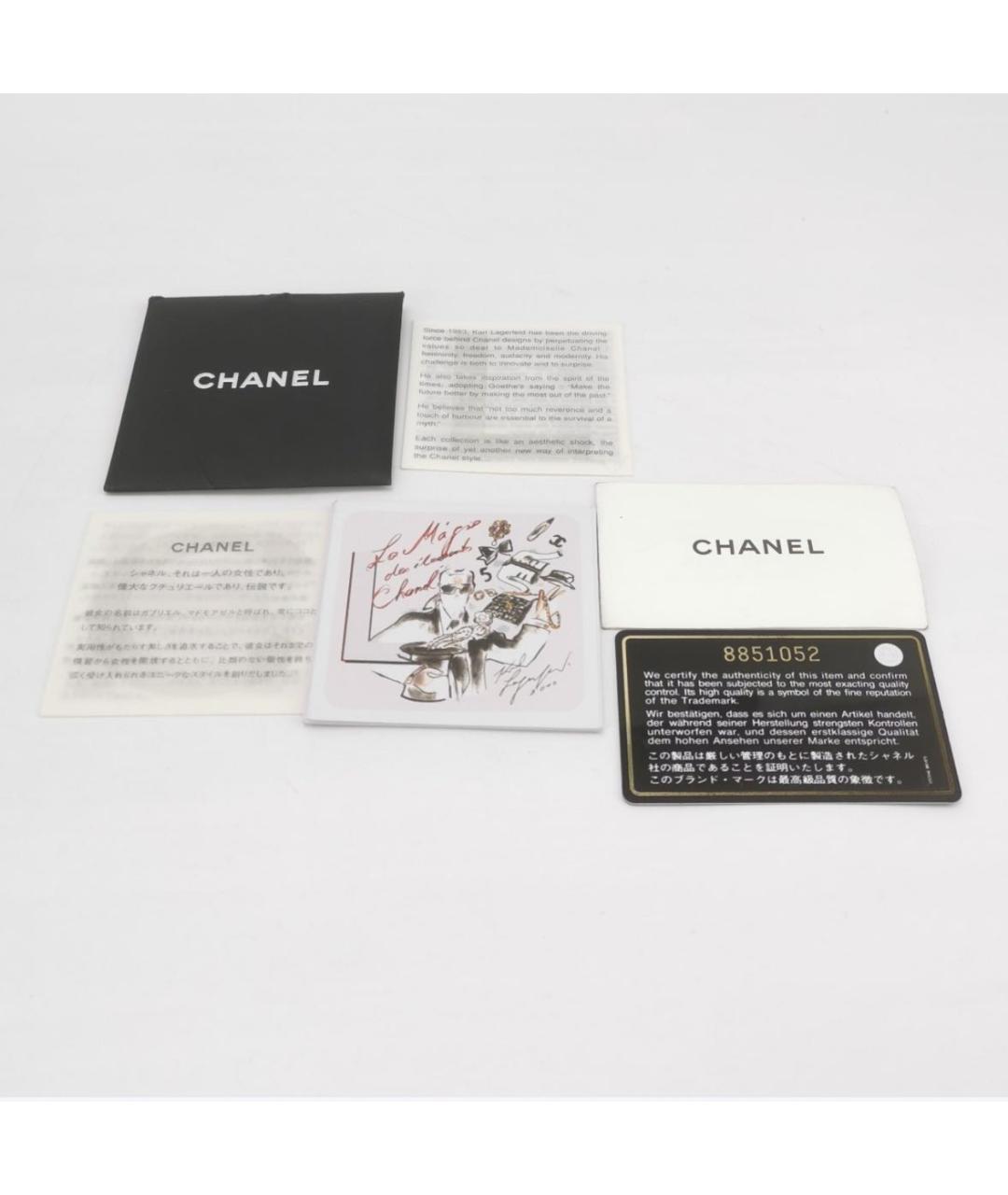 CHANEL Черная кожаная сумка с короткими ручками, фото 3