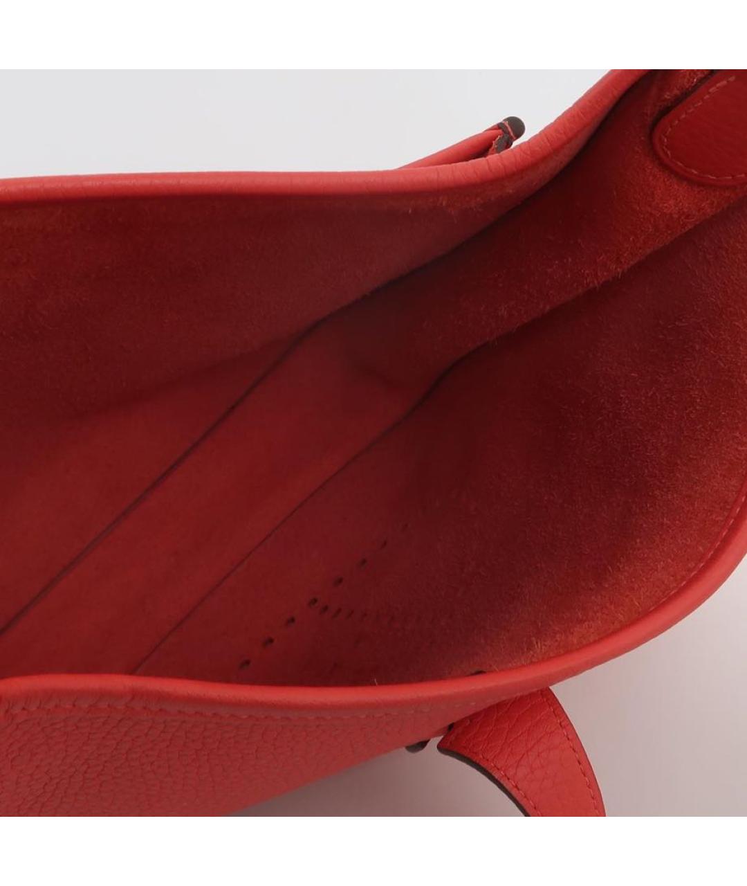 HERMES Розовая кожаная сумка через плечо, фото 8