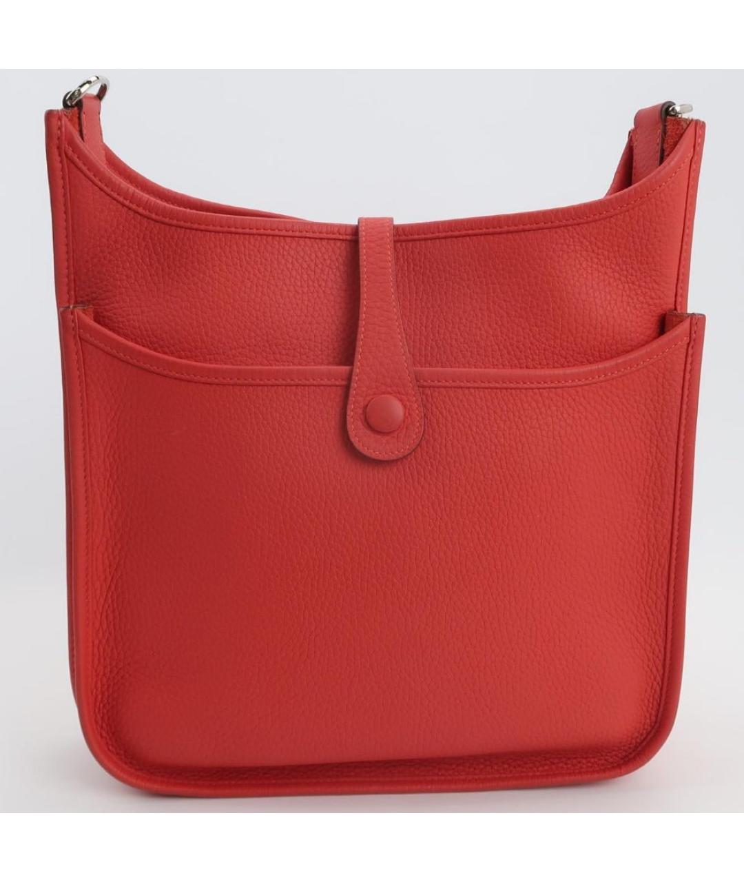 HERMES Розовая кожаная сумка через плечо, фото 6