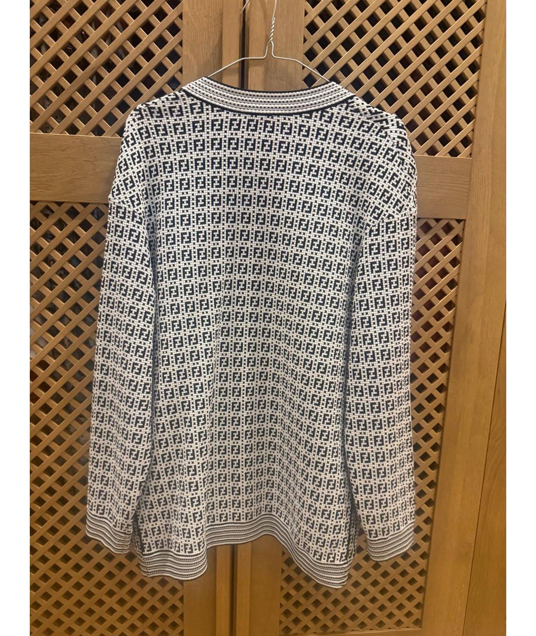 FENDI Белый кардиган, фото 2