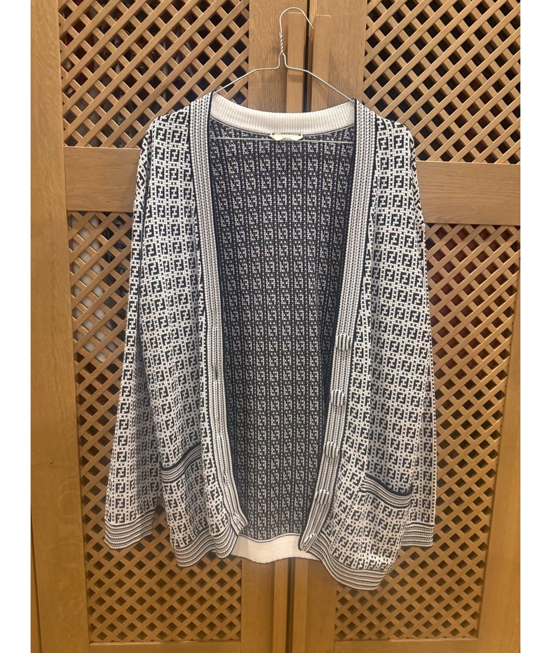 FENDI Белый кардиган, фото 3