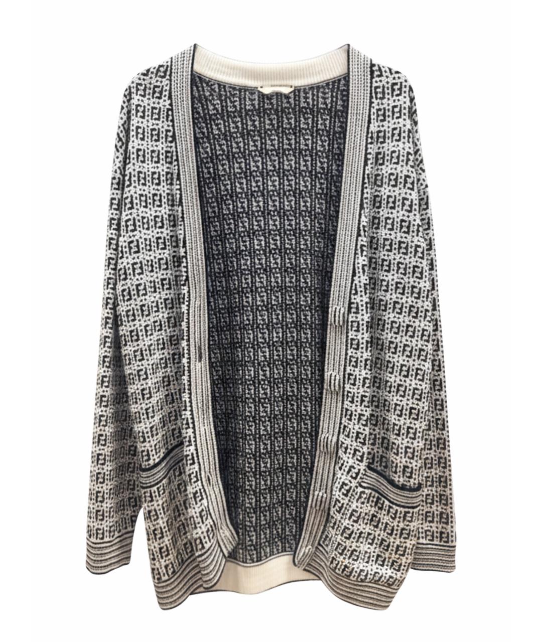 FENDI Белый кардиган, фото 1