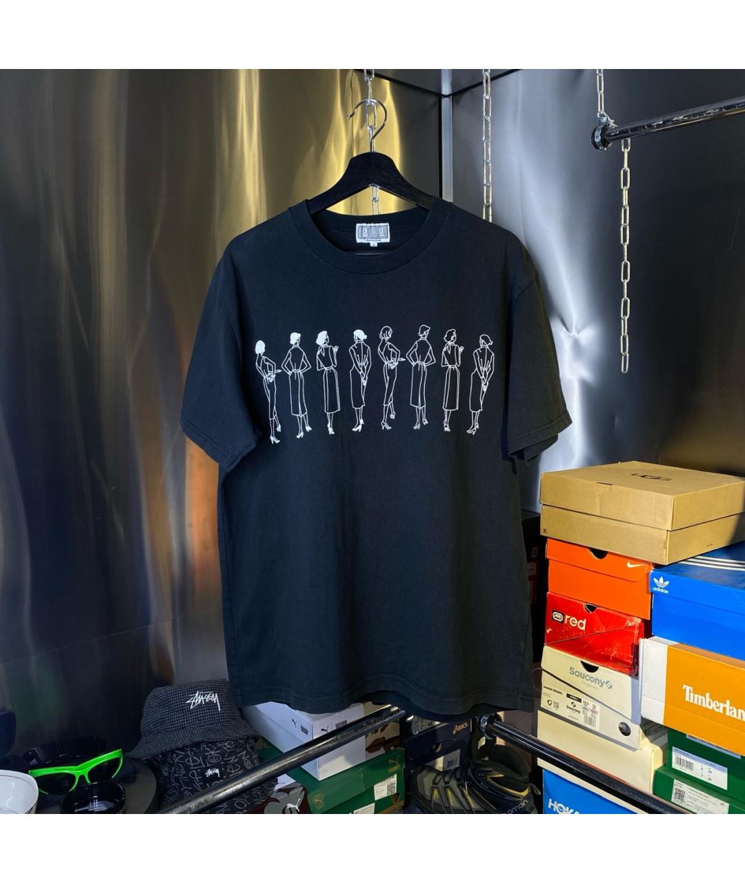 CAV EMPT Черная хлопковая футболка, фото 9