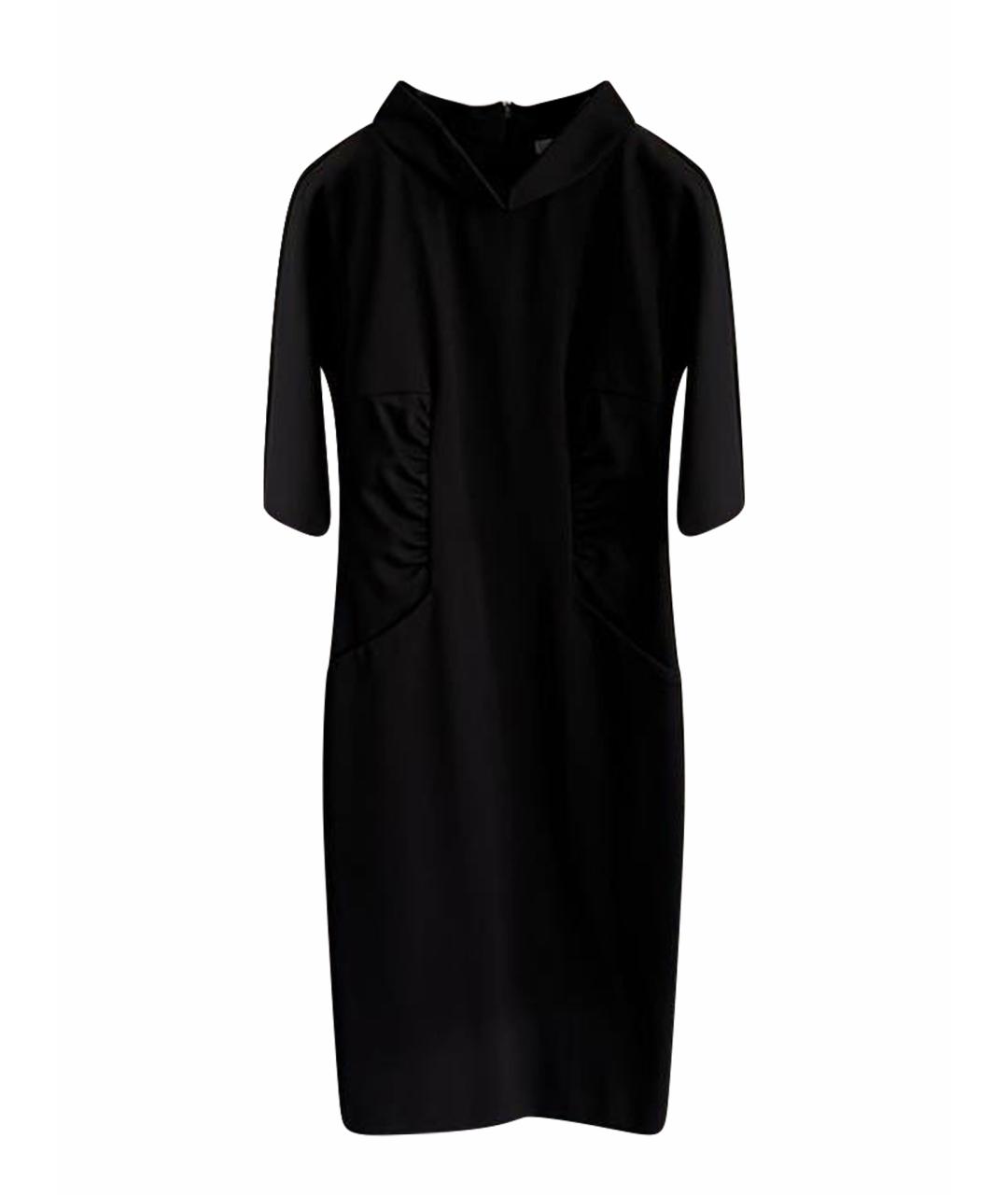 MAX MARA Черное полиамидовое повседневное платье, фото 1