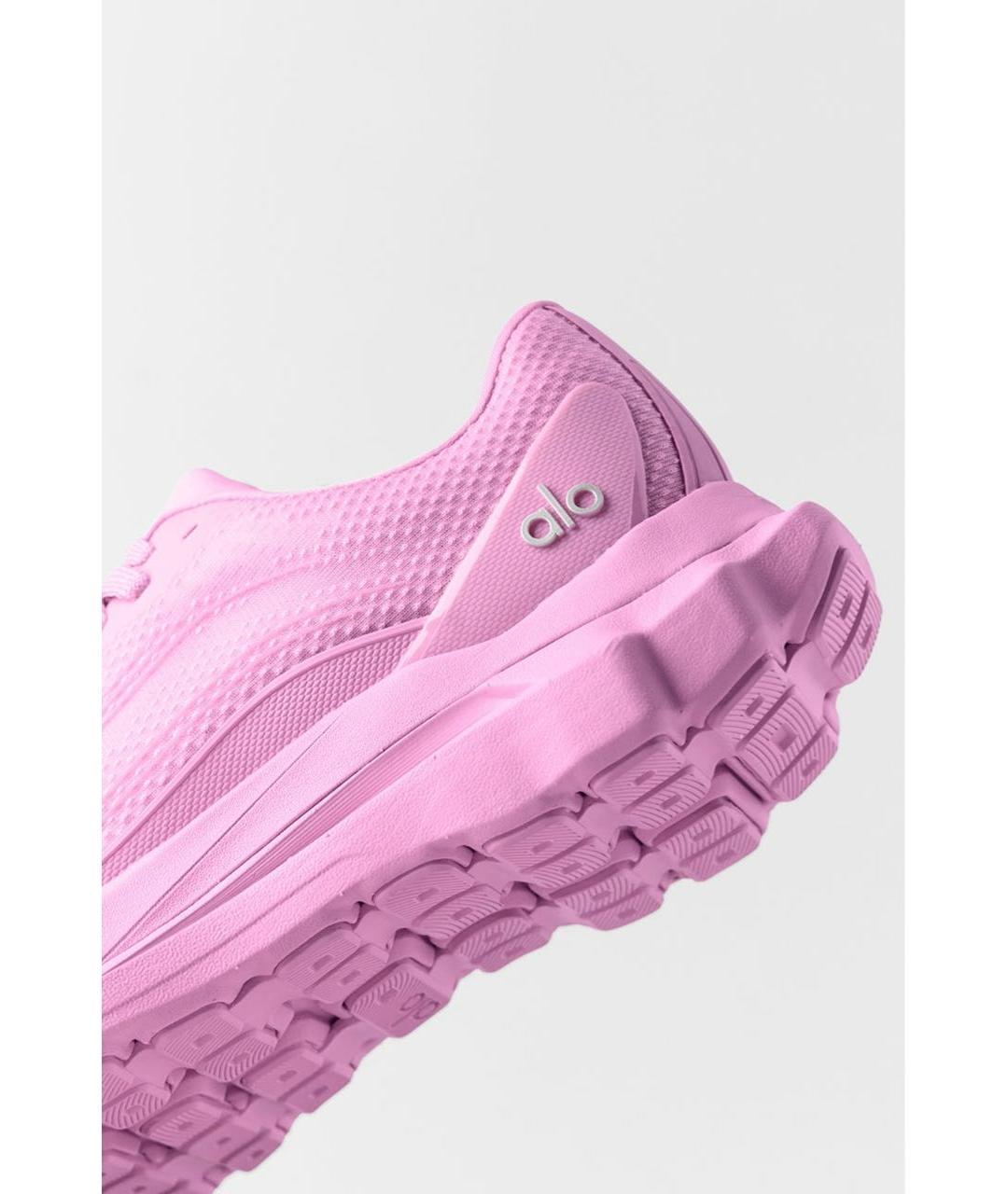 ALO YOGA Розовые текстильные кроссовки, фото 5