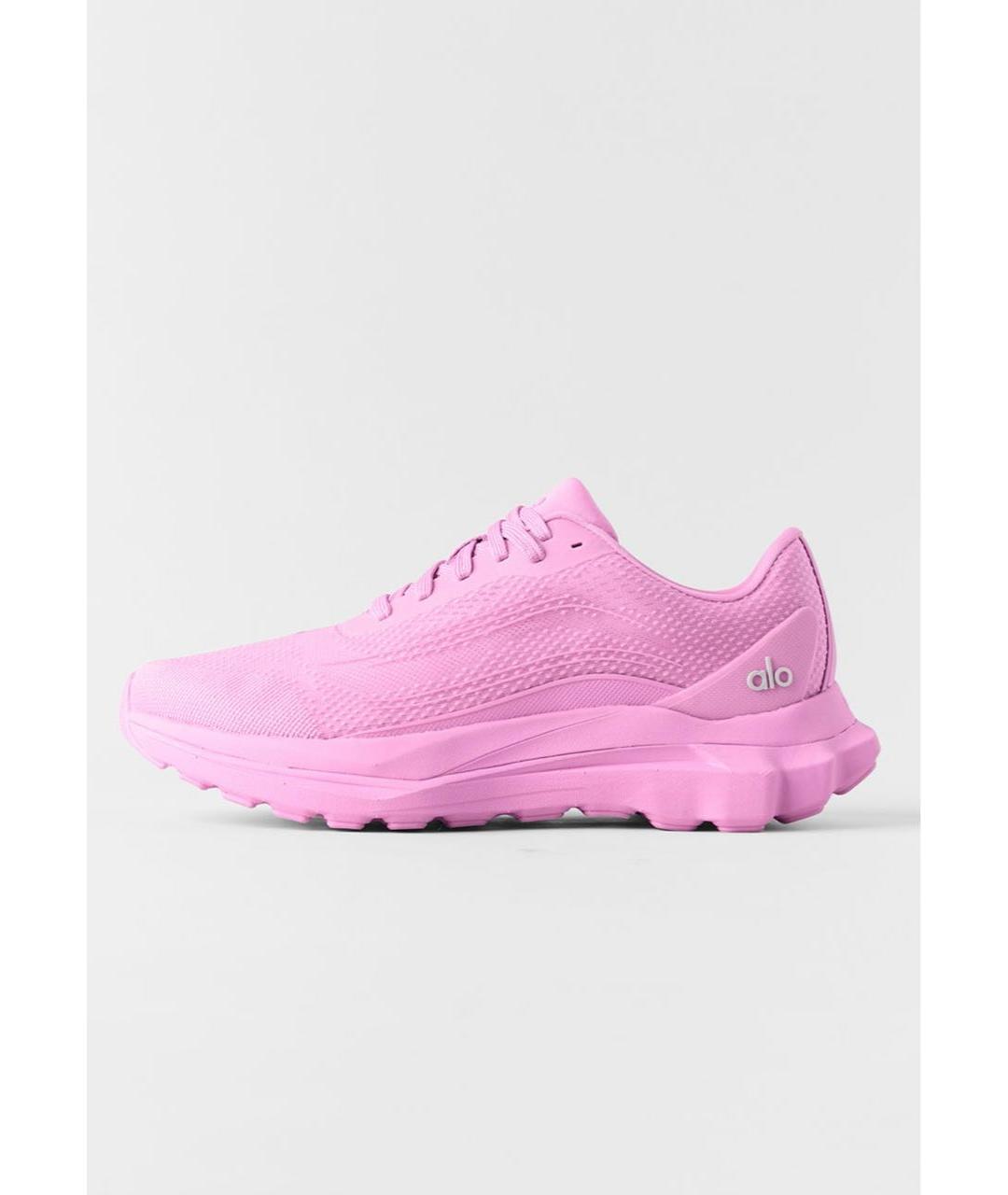 ALO YOGA Розовые текстильные кроссовки, фото 8
