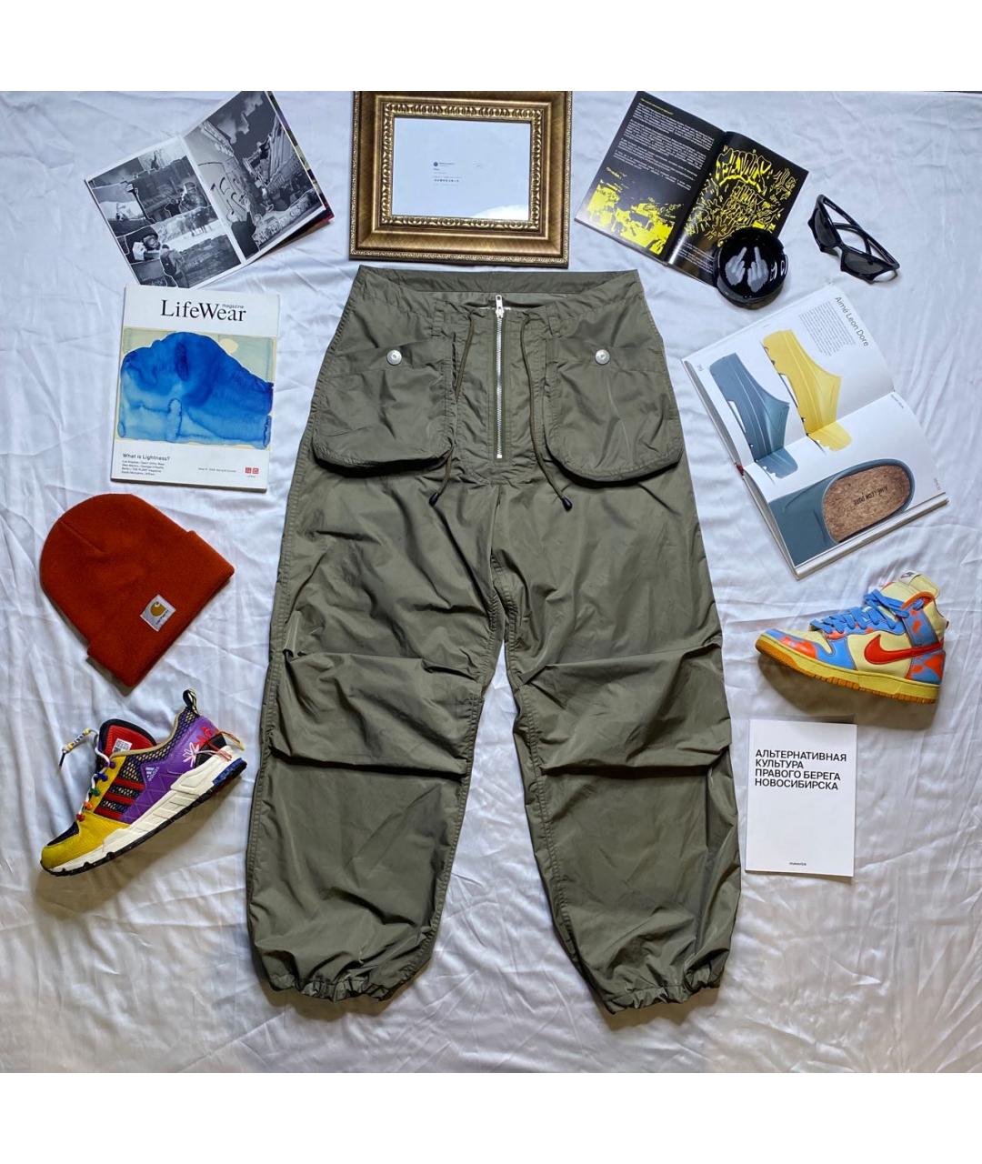 CAV EMPT Хаки полиэстеровые повседневные брюки, фото 9